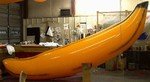 banana shape trade show balloon