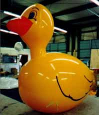 trade show balloons for outdoor events - giant yellow duck