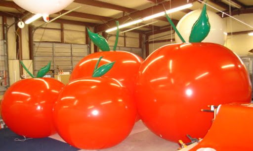 trade show balloons by city - giant apple helium balloons